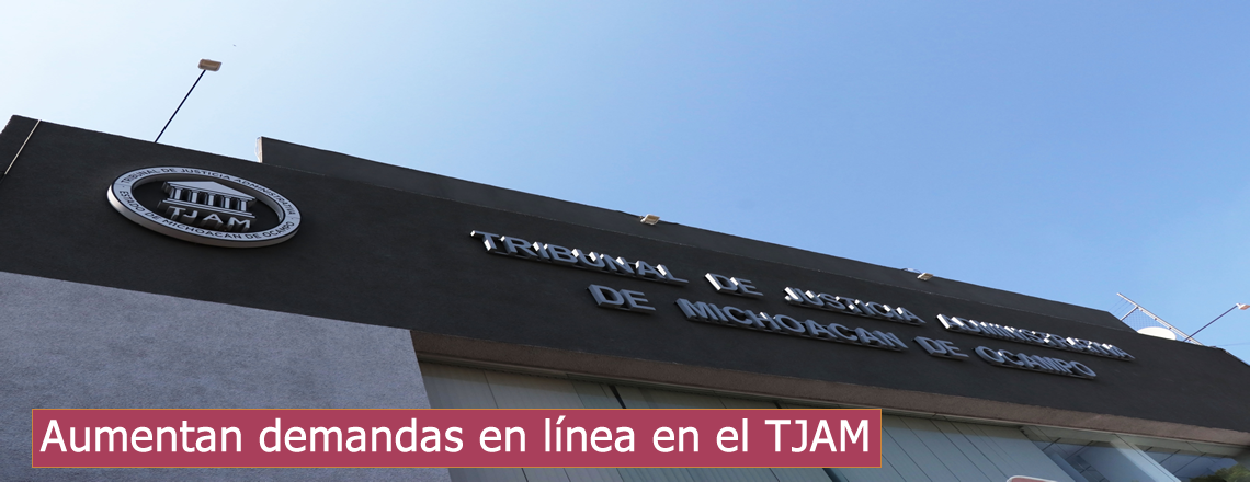 Aumentan demandas en línea en el TJAM